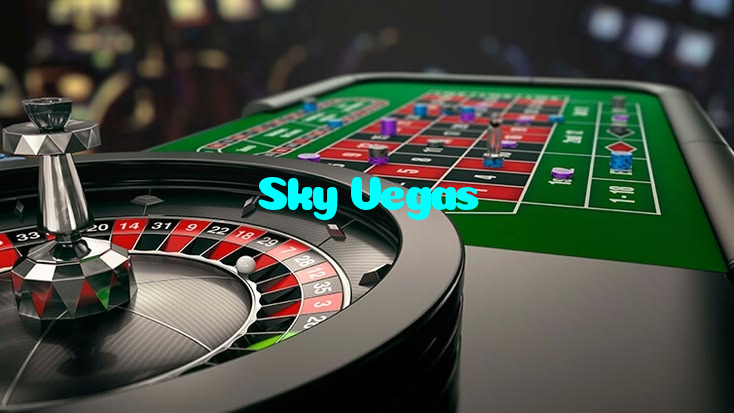 Sky Vegas casino presented on mobile device in Pakistan with slots and live games